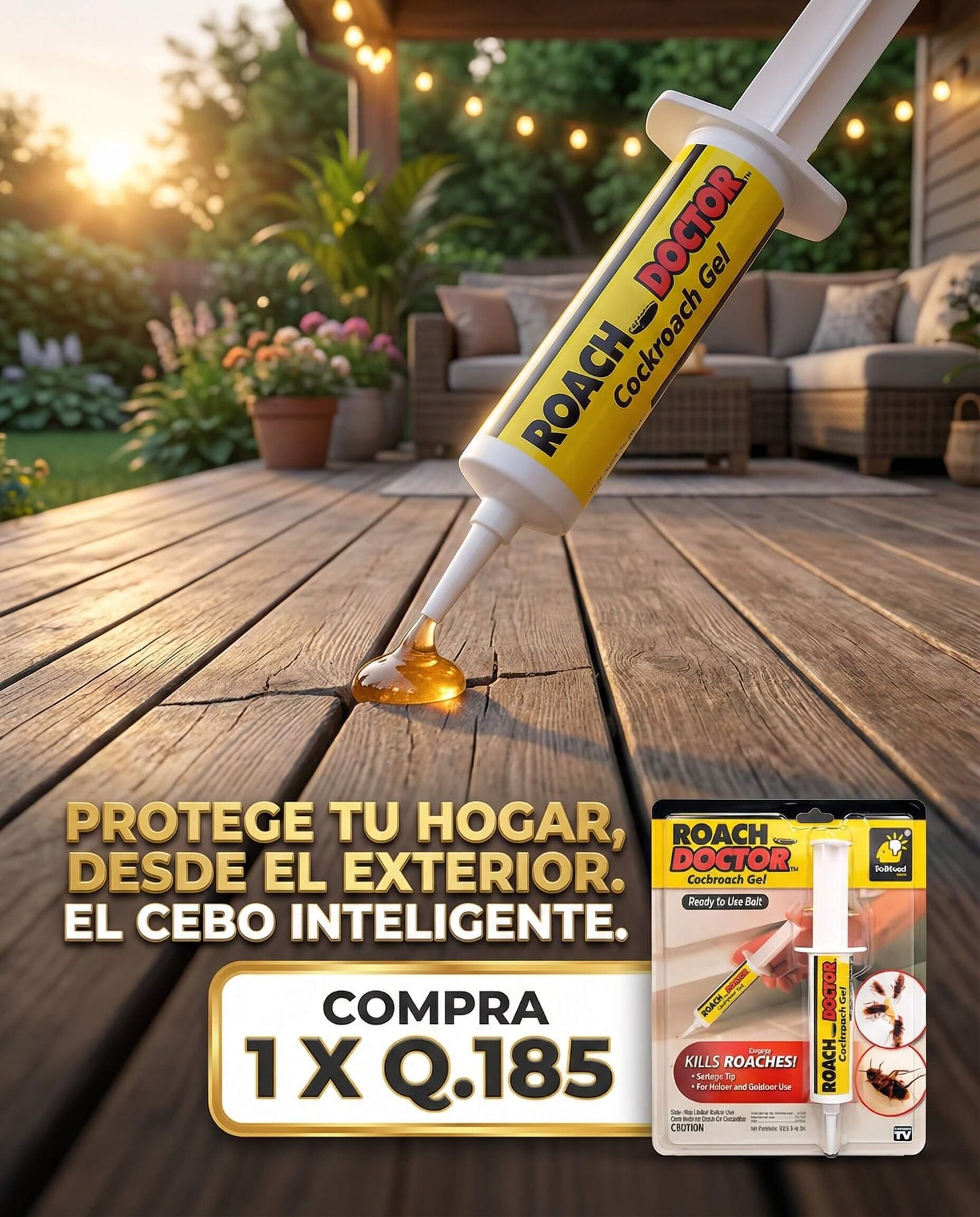 Gel Cebo Cucarachas