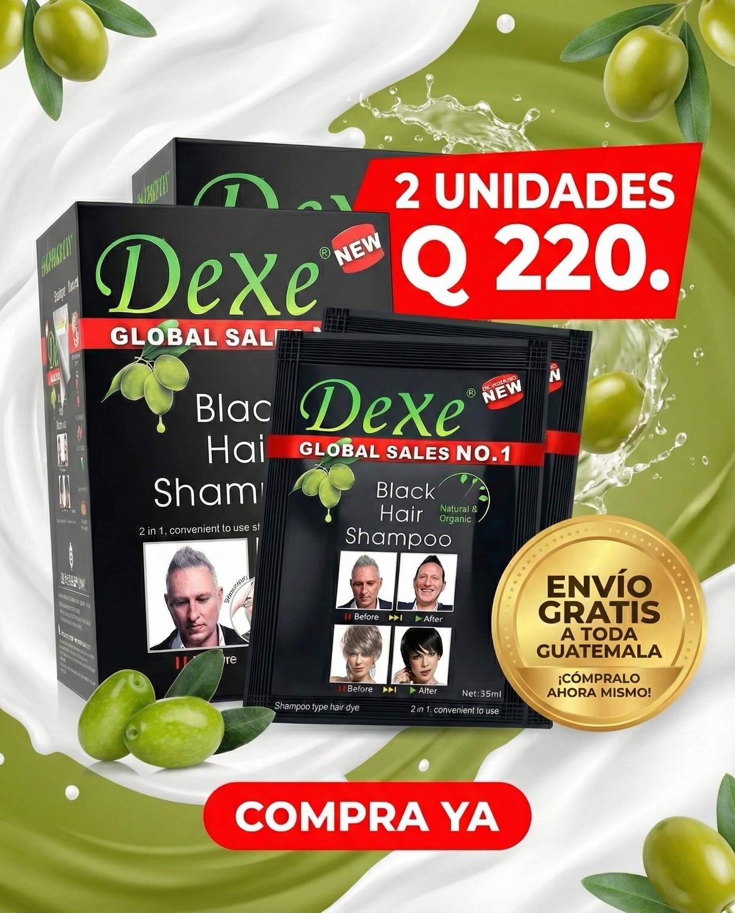 Shampoo Black Hair Dexe